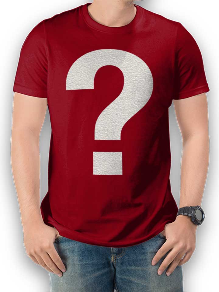 Fragezeichen Camiseta burdeos L