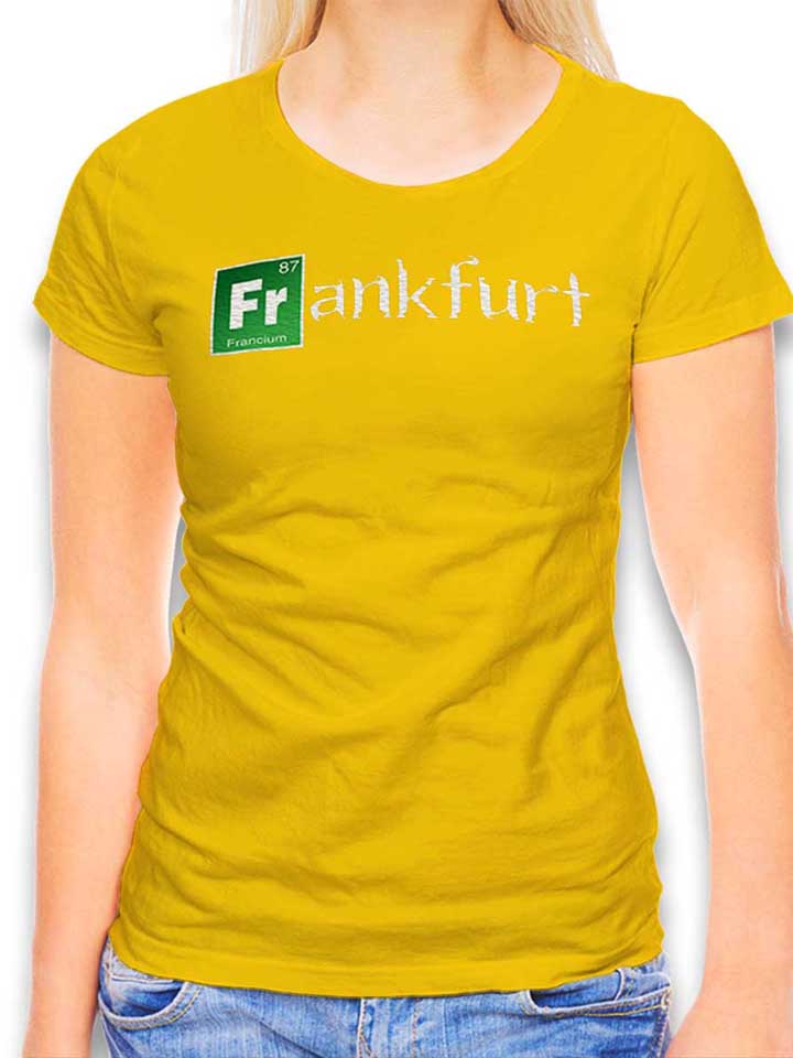 Frankfurt Womens T-Shirt yellow L