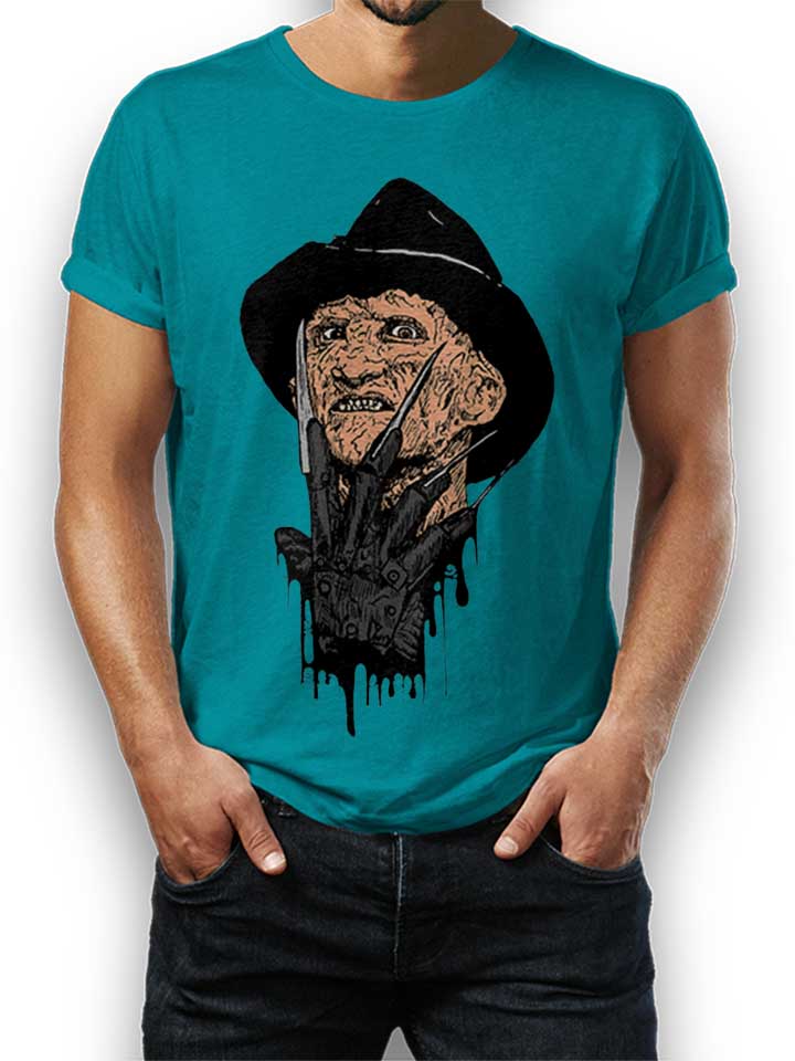 Freddy Krueger T-Shirt turchese M