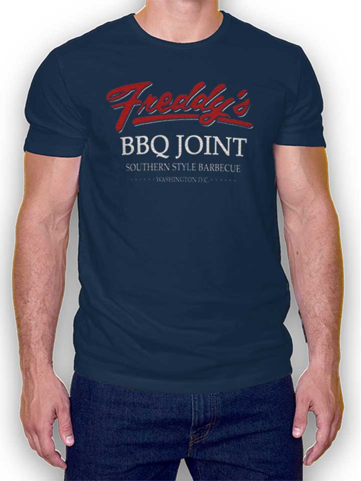 Freddys Bbq Joint T-Shirt navy L
