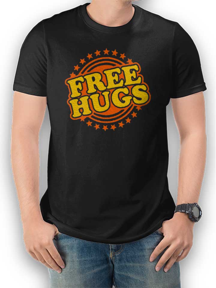 Free Hugs T-Shirt black L