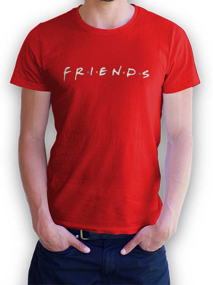 friends-logo-t-shirt rot 1