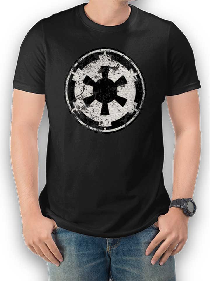 Galactic Empire Emblem Vintage Kinder T-Shirt schwarz 110...