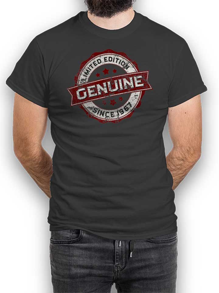 Genuine Since 1967 T-Shirt dunkelgrau L