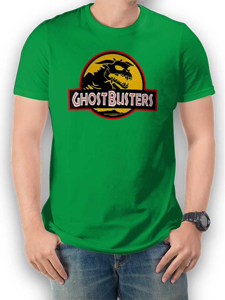 Ghostbusters Gremlins Park Camiseta verde L