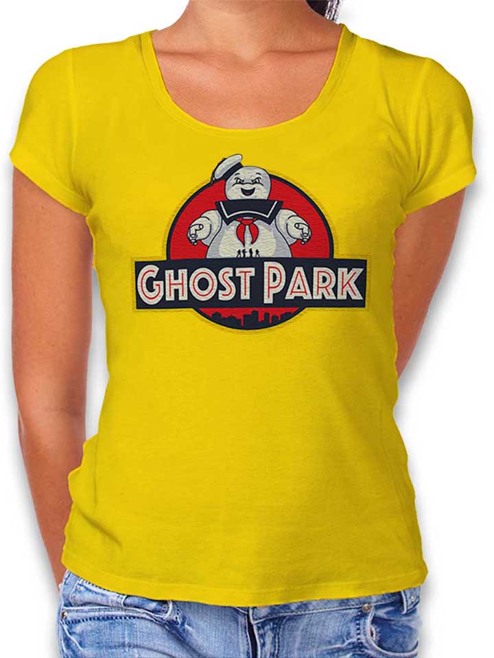 Ghostbusters Marshmallow Park Womens T-Shirt yellow XL