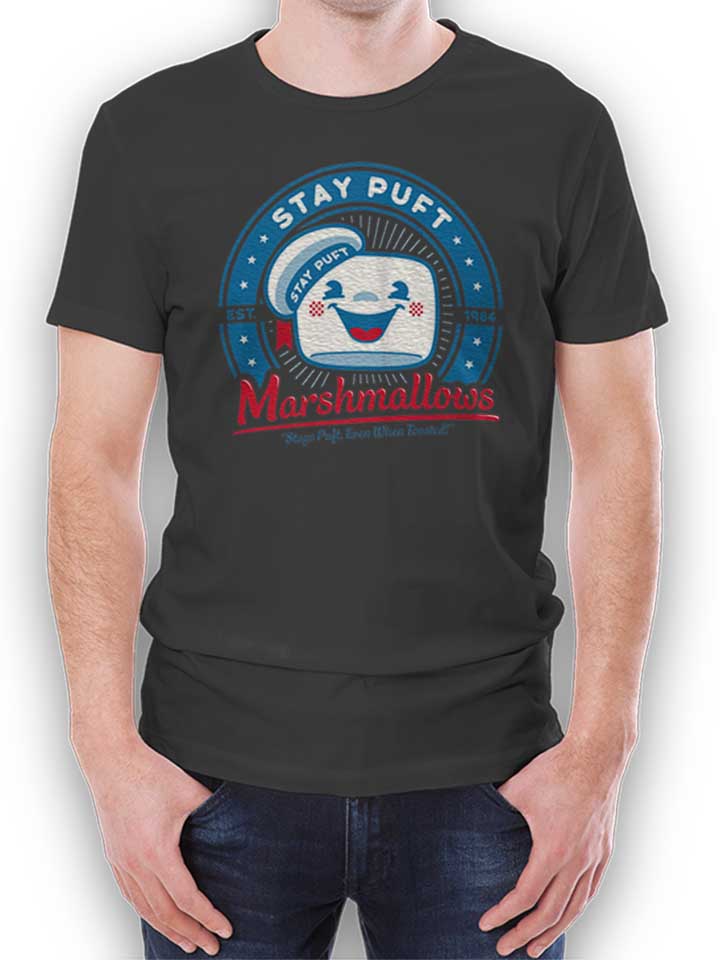 Ghostbusters Marshmallows Camiseta gris-oscuro L