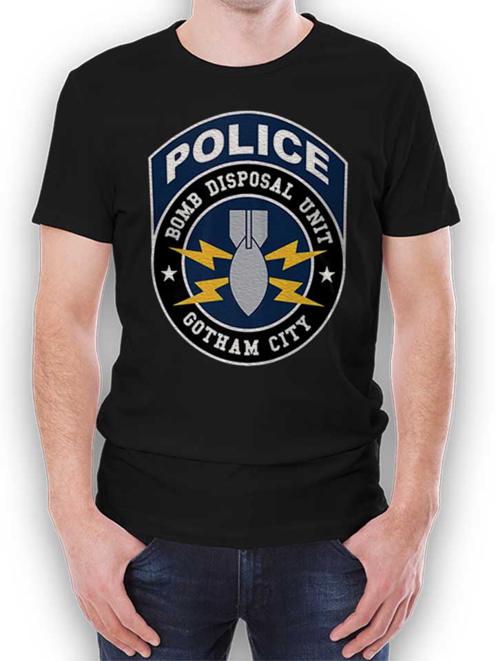 Gotham City Police Bomb Disposal Unit Camiseta negro L