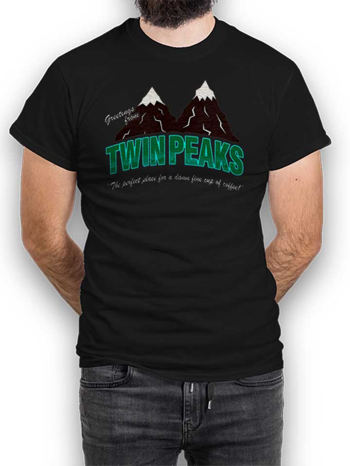 Greeting Twin Peaks T-Shirt nero L