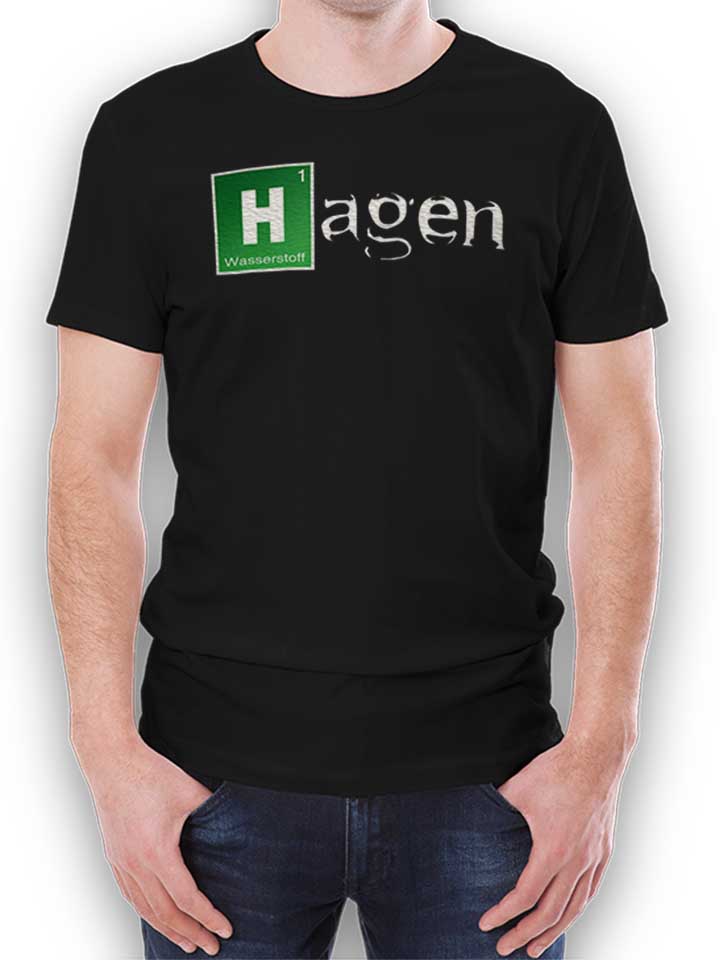 Hagen Camiseta negro L