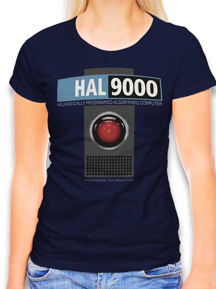 Hal 9000 02 T-Shirt Femme bleu-marine L