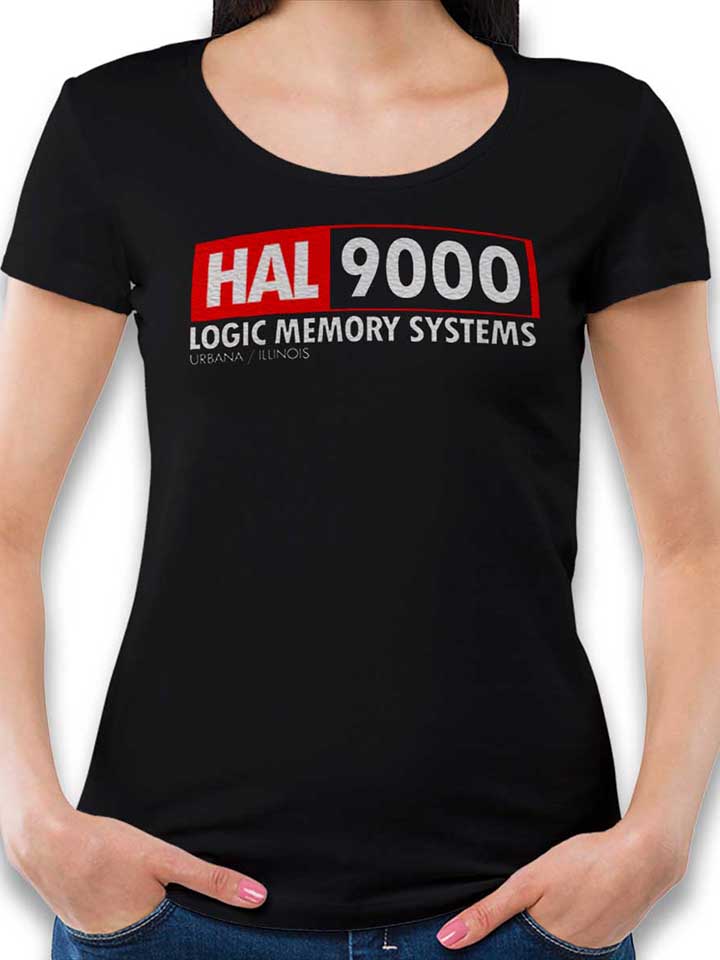 Hal 9000 Womens T-Shirt black L