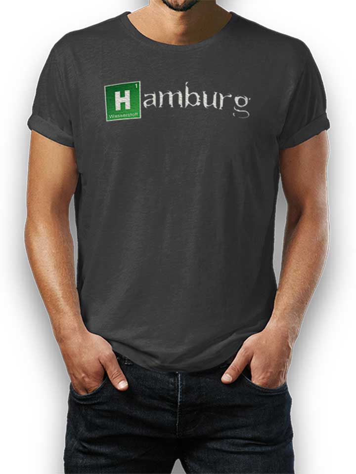 Hamburg Camiseta gris-oscuro L