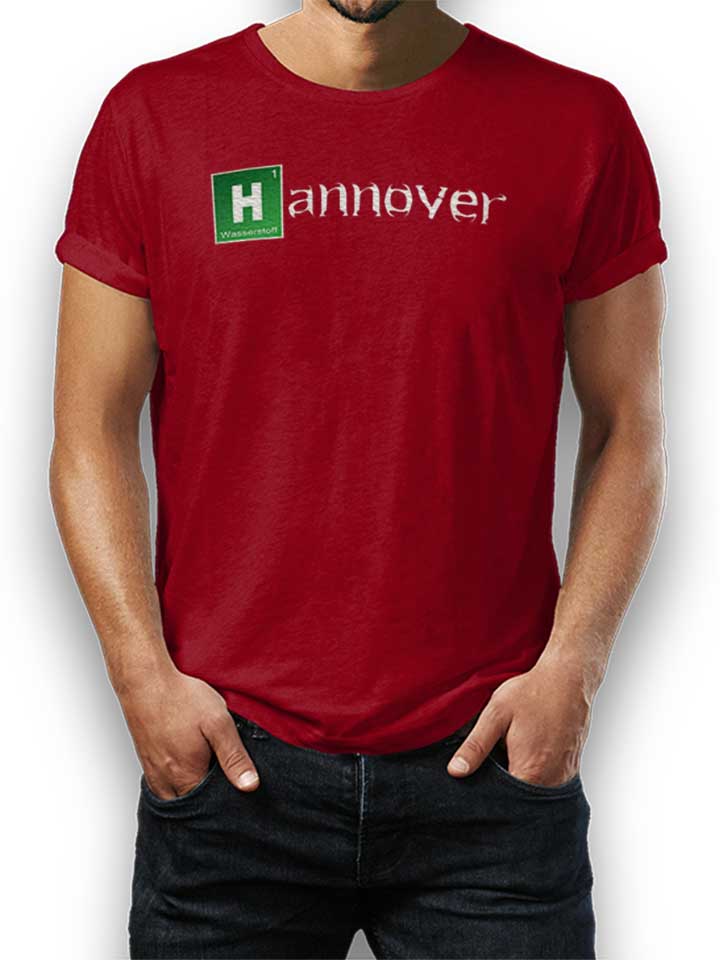 Hannover Camiseta burdeos L