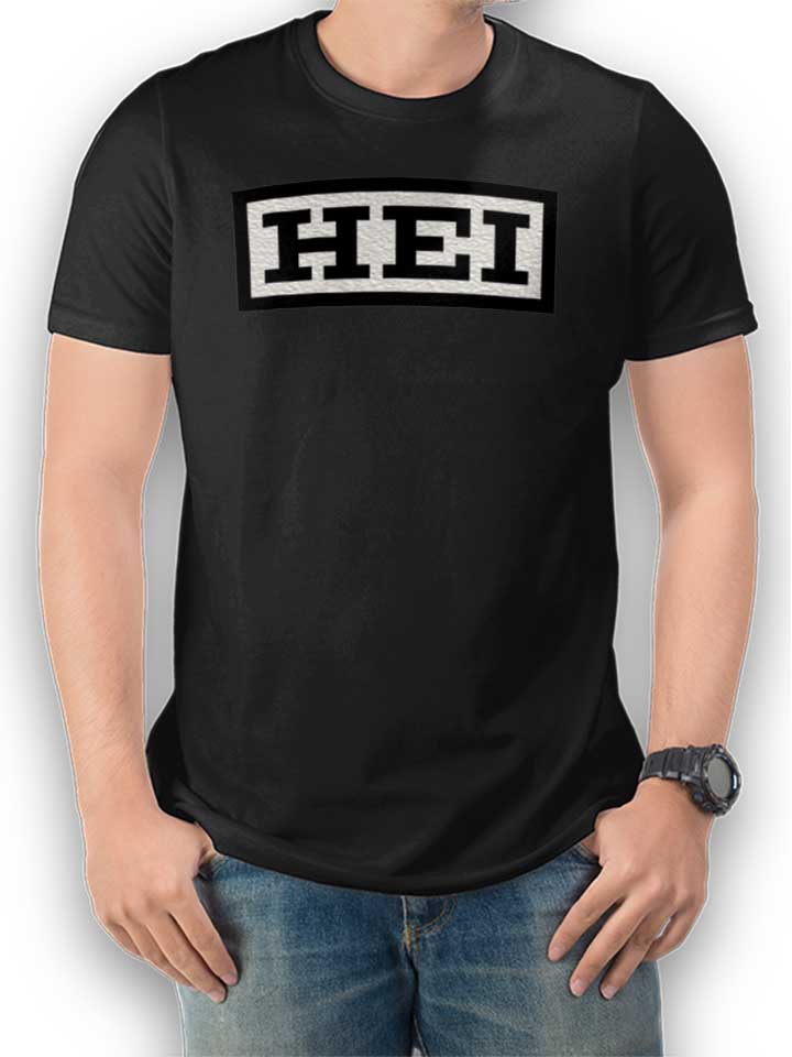 Hei Logo Schwarz Camiseta negro L