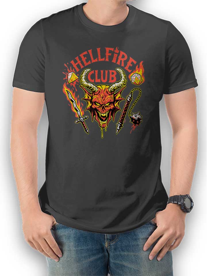 Hellfire Club T-Shirt grigio-scuro L