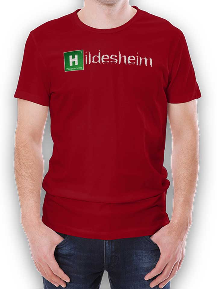 hildesheim-t-shirt bordeaux 1