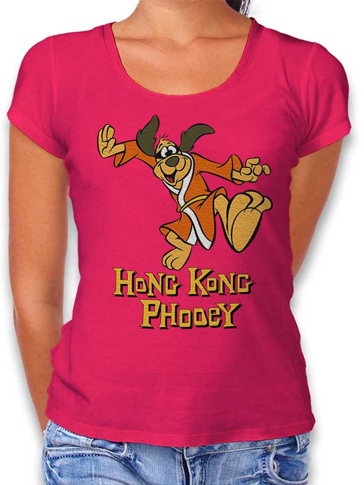 Hong Kong Phooey 2 T-Shirt Femme fuchsia L