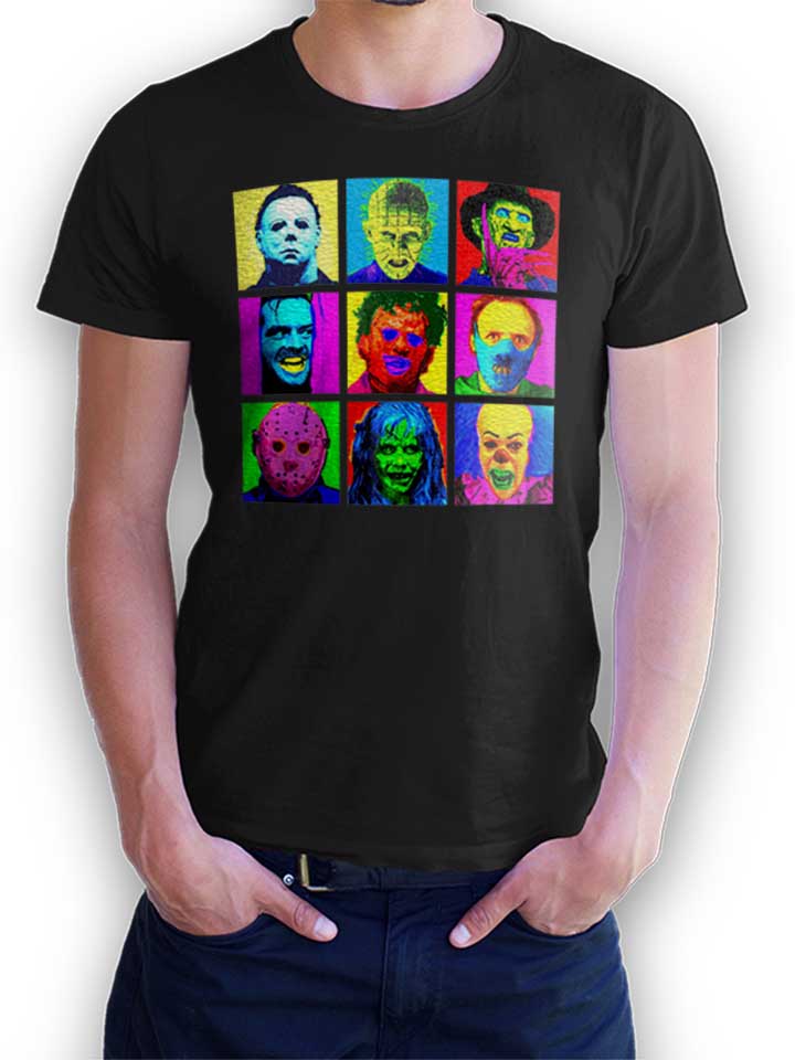 Horror Pop Art T-Shirt noir L