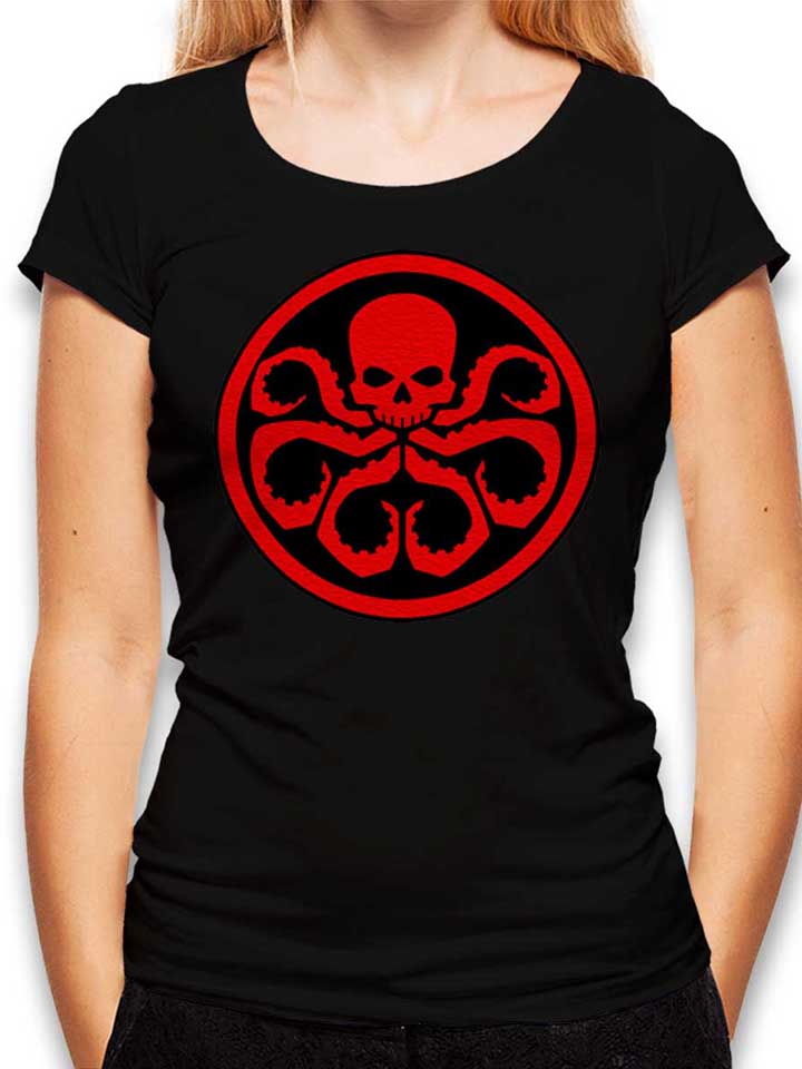 Hydra Logo Womens T-Shirt black L