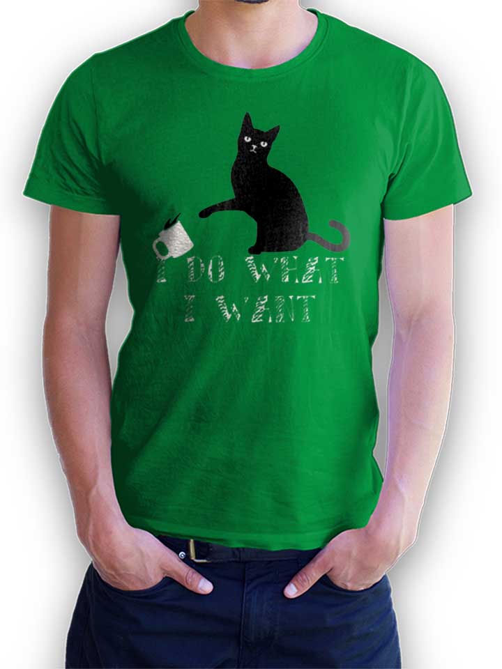 I Do What I Want T-Shirt verde-green L