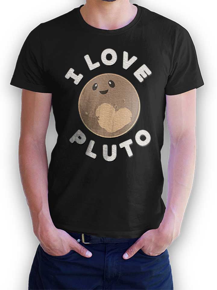 I Love Pluto T-Shirt noir L