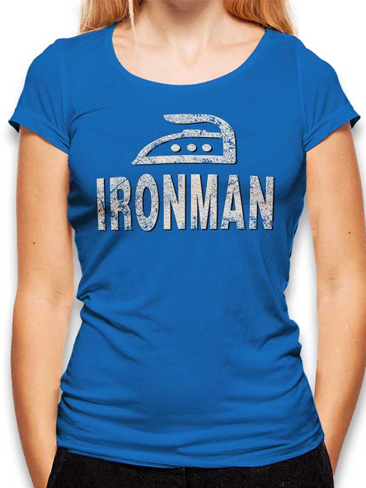 Ironman Womens T-Shirt royal-blue L