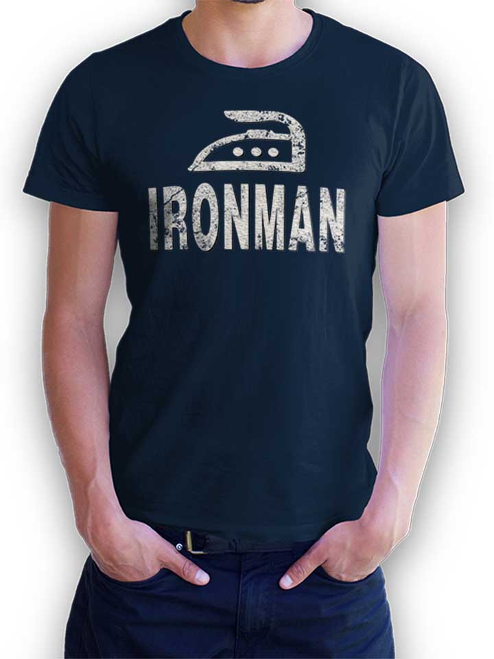 Ironman T-Shirt bleu-marine L