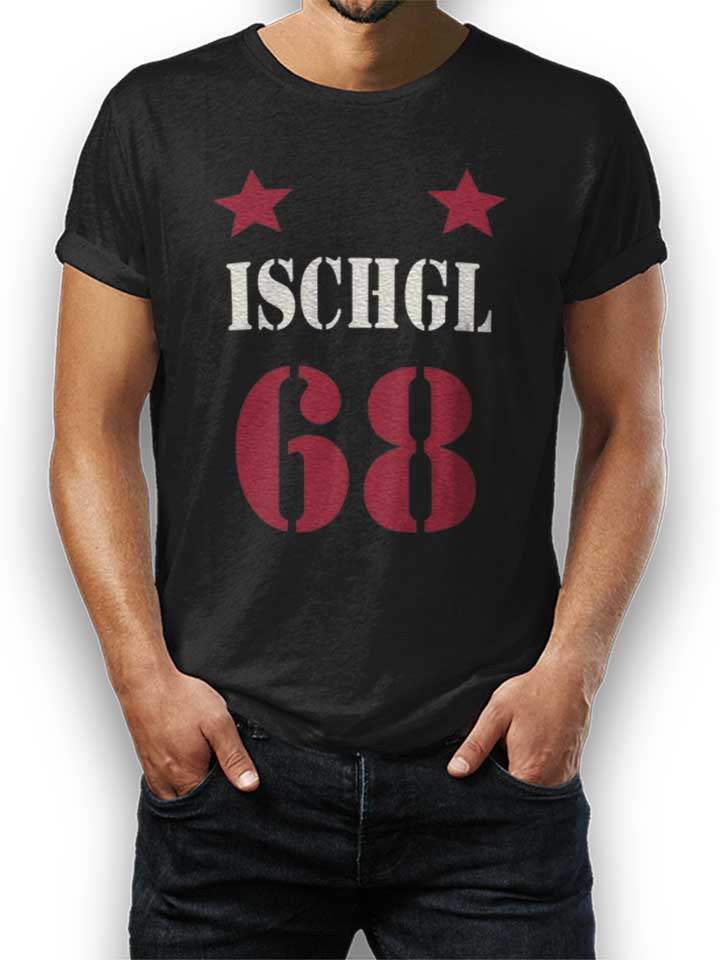 Ischgl Trikot 68 Camiseta negro L