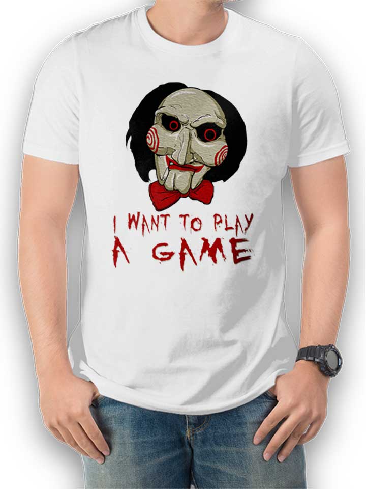 Jigsaw I Want To Play T-Shirt white L