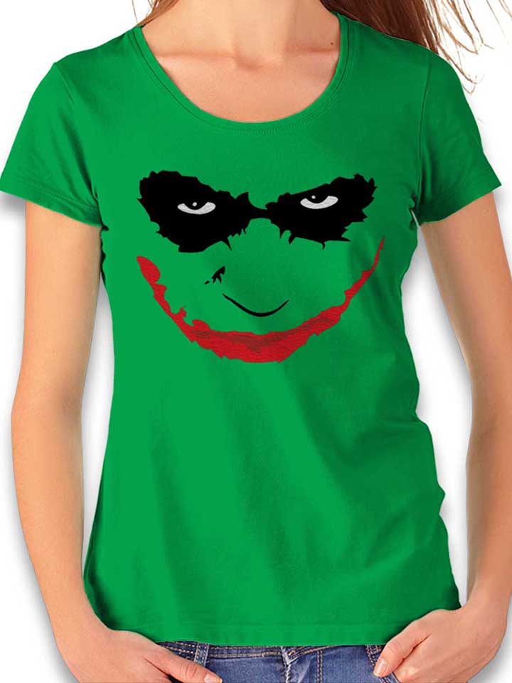 Joker Heath Ledger T-Shirt Donna verde L