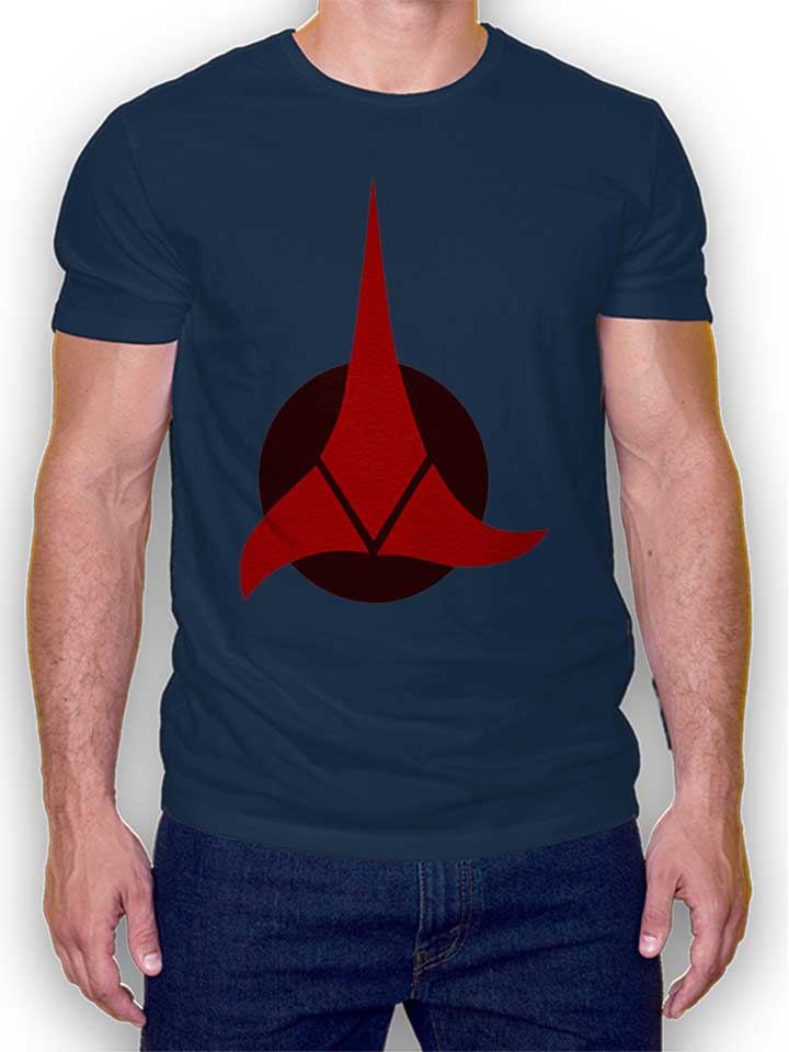 klingon-empire-logo-t-shirt dunkelblau 1