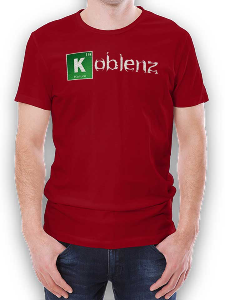 koblenz-t-shirt bordeaux 1