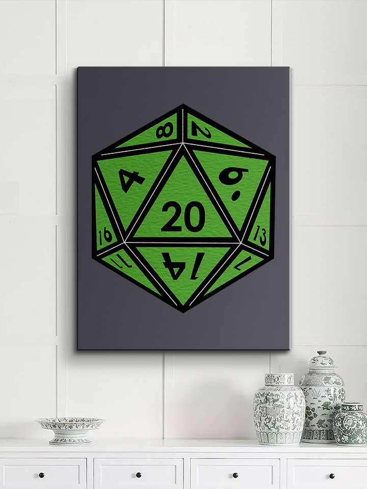 20-dice-green-leinwand dunkelgrau 2