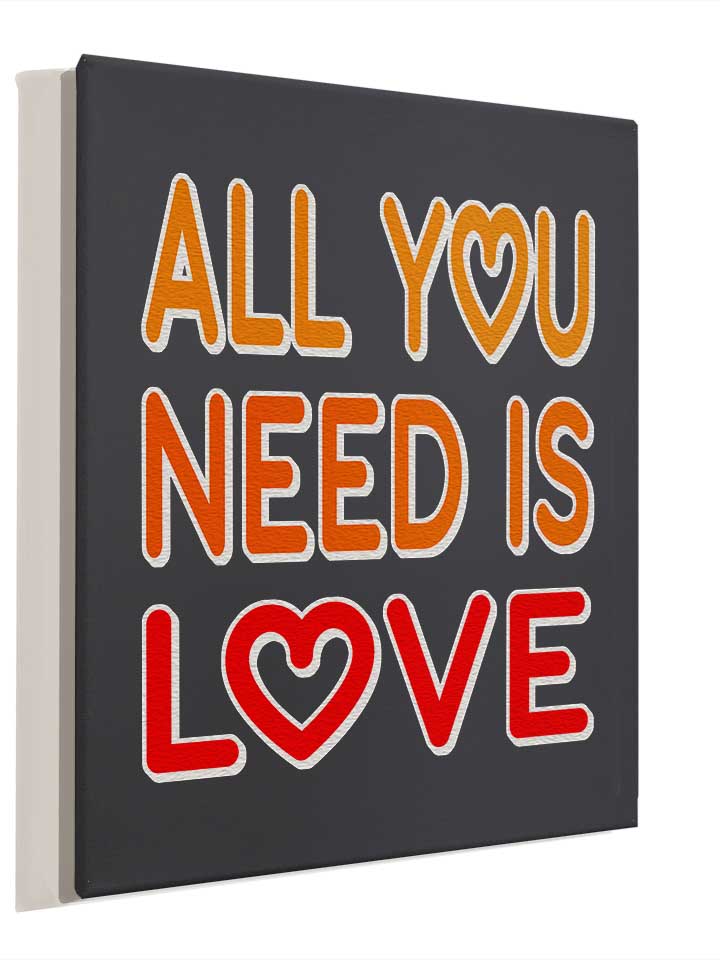all-you-need-is-love-leinwand dunkelgrau 4