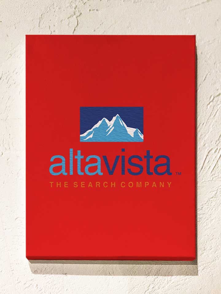 Altavista Leinwand rot 30x40 cm
