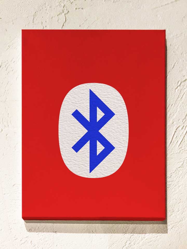 bluetooth-logo-leinwand rot 1