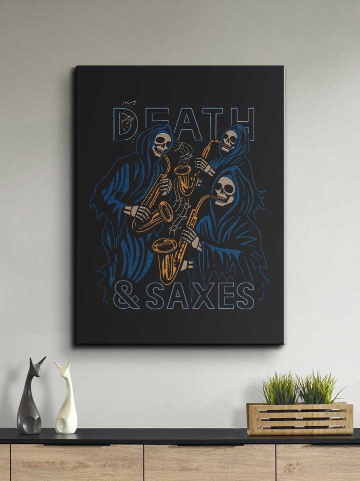 death-and-saxes-leinwand schwarz 2