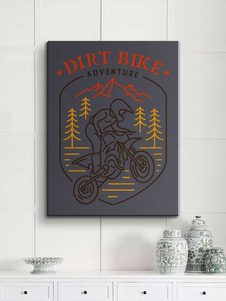 dirt-bike-adventure-leinwand dunkelgrau 2