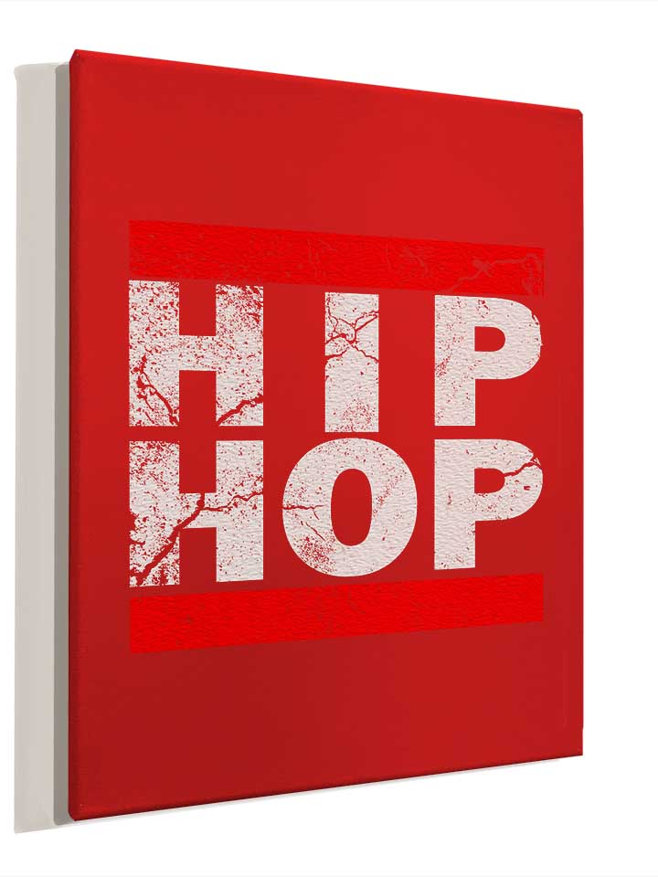 hip-hop-vintage-leinwand rot 4