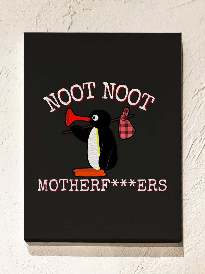 noot-noot-penguin-leinwand schwarz 1