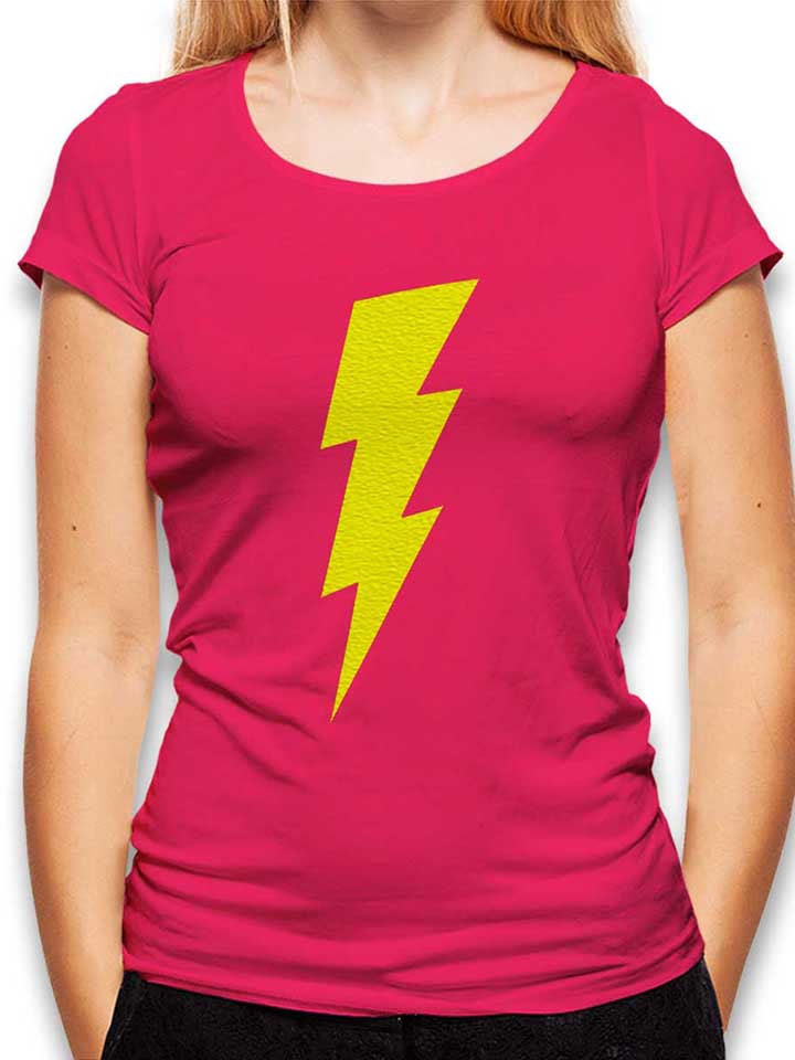 lightning-bolt-damen-t-shirt fuchsia 1