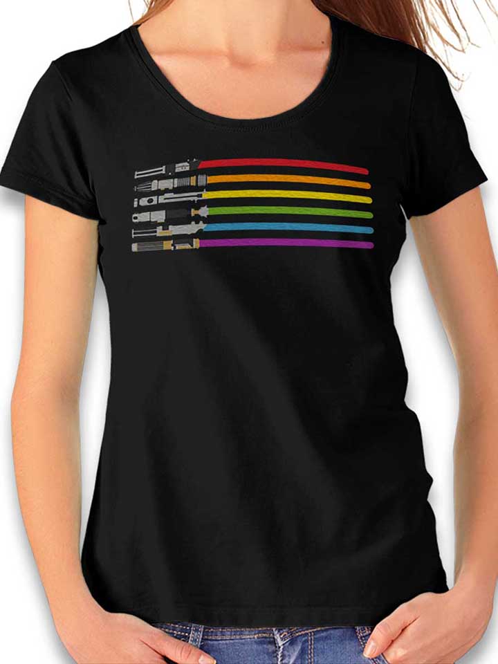 Lightsaber T-Shirt Femme noir L