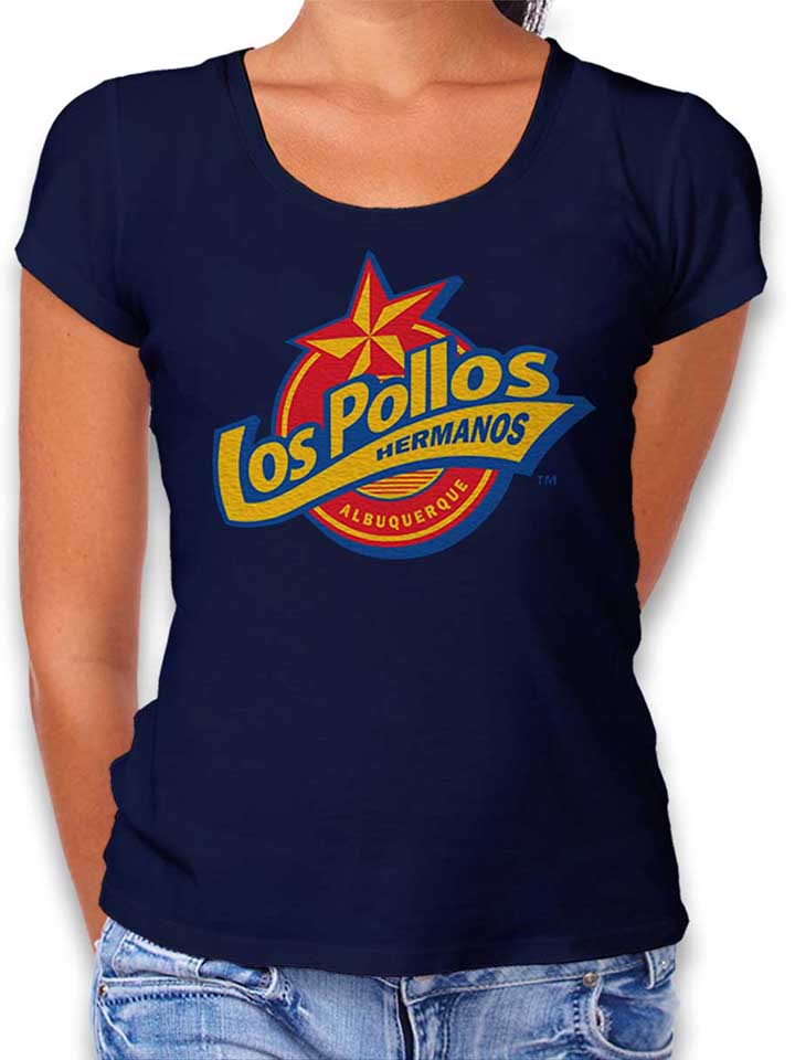 Los Pollos Hermanos Albuquerque Camiseta Mujer azul-marino L