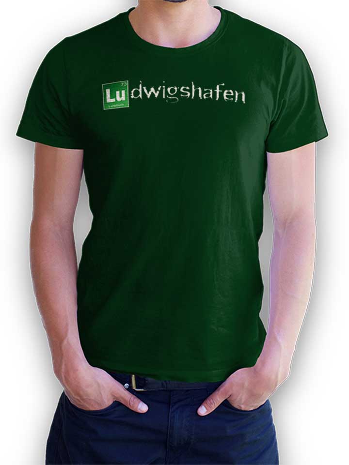 Ludwigshafen Camiseta verde-oscuro L