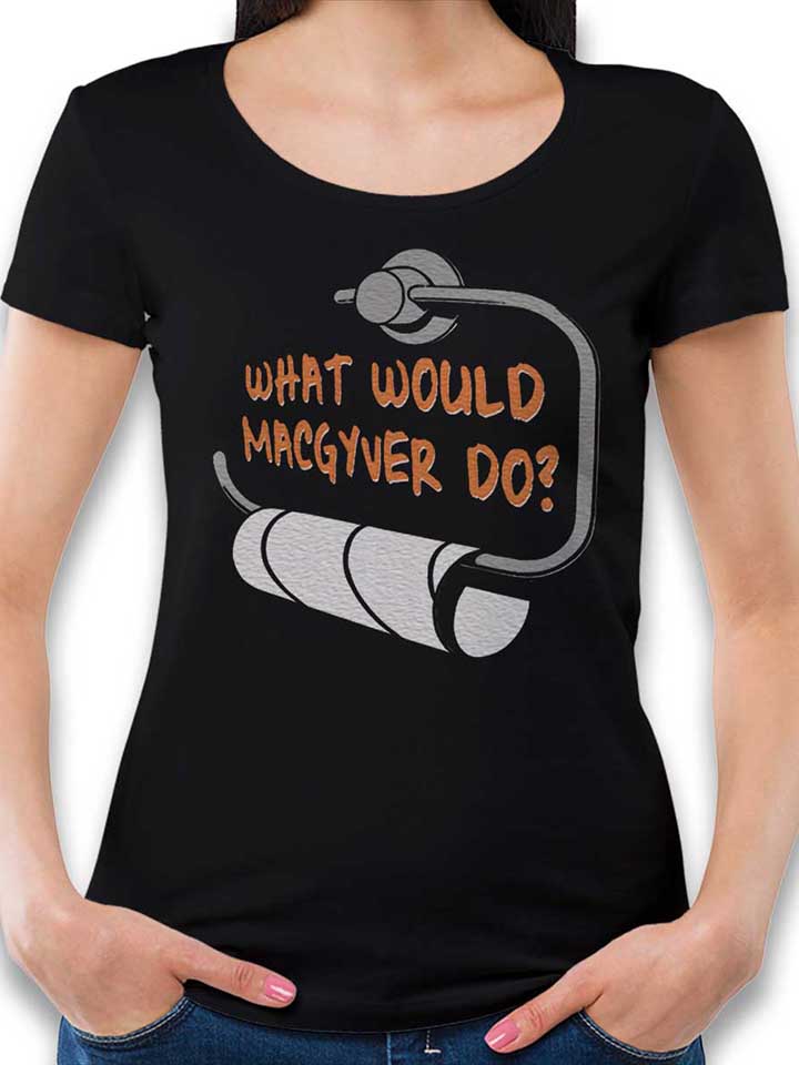 Macgyver Camiseta Mujer negro L