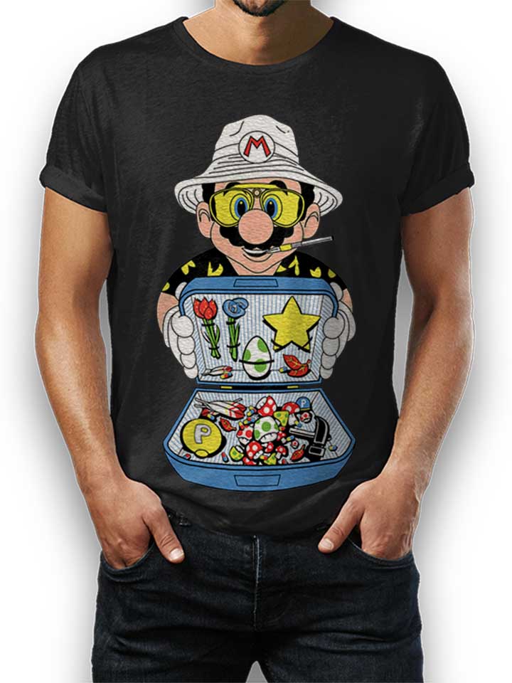 Mario Dealer Fear And Loating In Las Vegas T-Shirt black L