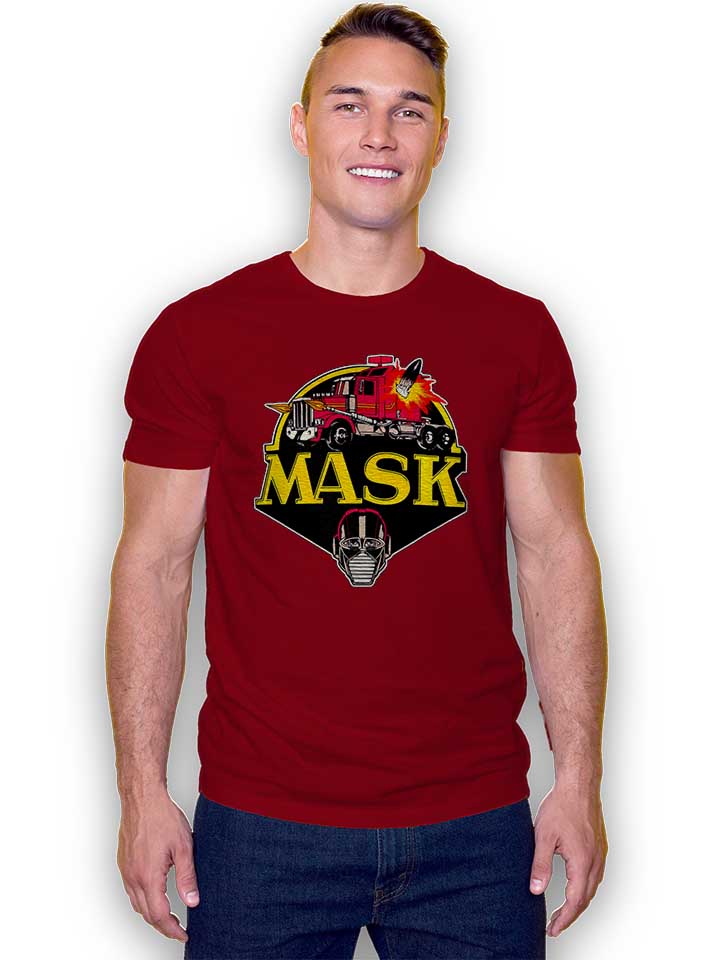 mask-logo-t-shirt bordeaux 2