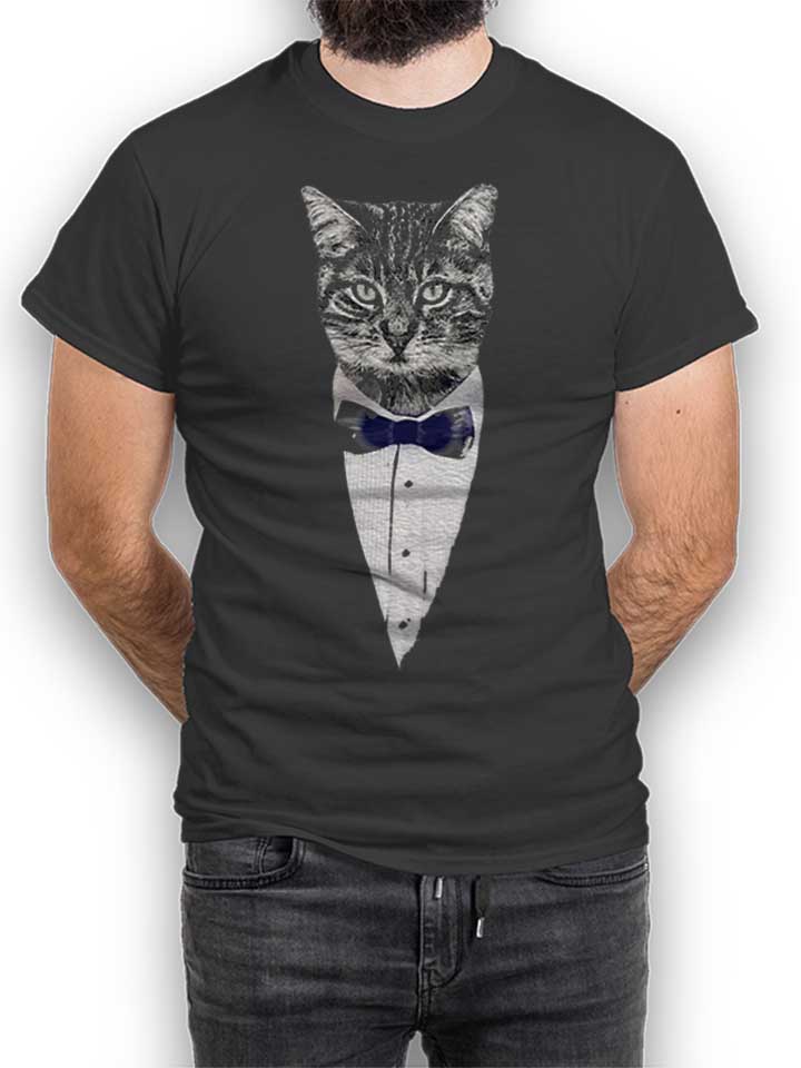 Mr Cat T-Shirt grigio-scuro L