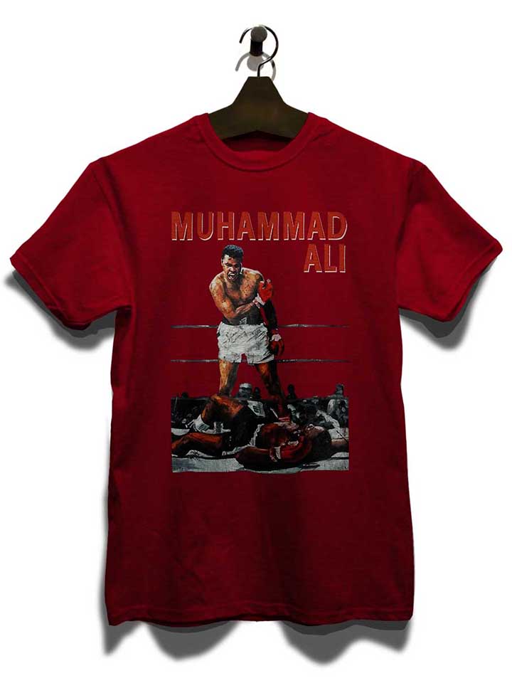 muhammad-ali-t-shirt bordeaux 3